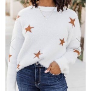Pink Lily NWOT Star Sweater